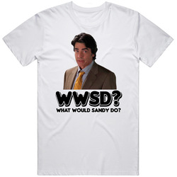 What Would Sandy Do The Oc Tv Show Character Mens Size Large White T Shirt What Would Sandy Do The Oc Tv Show Character Mens Size Large White T Shirt