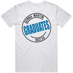 Donna Martin Graduates 90210 Tv Mens Size Large White T Shirt Donna Martin Graduates 90210 Tv Mens Size Large White T Shirt