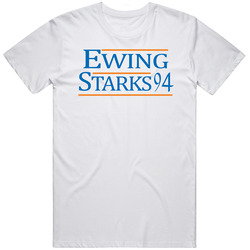 Patrick Ewing John Starks 1994 New York Basketball Sports Fan Mens Size Large White T Shirt Patrick Ewing John Starks 1994 New York Basketball Sports Fan Mens Size Large White T Shirt