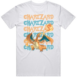 Charizard Pokemon Love Heart Video Game Cartoon Fan Mens Size Large White T Shirt Charizard Pokemon Love Heart Video Game Cartoon Fan Mens Size Large White T Shirt