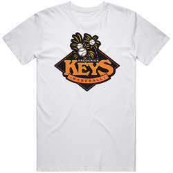 Frederick Keys Defunct Carolina League Baseball Fan Mens Size Large White T Shirt Frederick Keys Defunct Carolina League Baseball Fan Mens Size Large White T Shirt