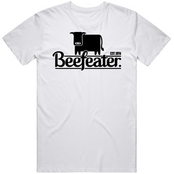 Beefeater Grill Uk Chain Restaurants Logo Mens Size Large White  T Shirt