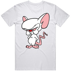 Pinky And The Brain Vintage Tv Funny Cartoon Character Fan Mens Size Large White T Shirt Pinky And The Brain Vintage Tv Funny Cartoon Character Fan Mens Size Large White T Shirt