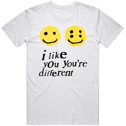 I Like You You're Different Parody Mens Size Large White T Shirt I Like You You're Different Parody Mens Size Large White T Shirt