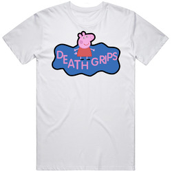 Death Grips Peppa Pig Hip Hop Music Fan Mashup Mens Size Large White T Shirt Death Grips Peppa Pig Hip Hop Music Fan Mashup Mens Size Large White T Shirt