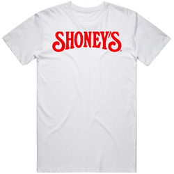 Shoney's Favourite Food Mens Size Large White  T Shirt