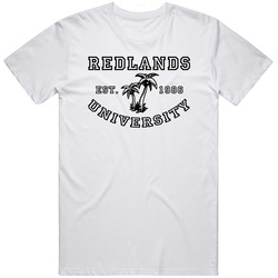 Redlands University Est 1986 Parody Favorite City Mens Size Large White T Shirt Redlands University Est 1986 Parody Favorite City Mens Size Large White T Shirt