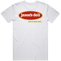 Jason's Deli Favourite Food Mens Size Large White  T Shirt