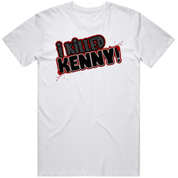I Killed Kenny South Park Funny Mens Size Large White T Shirt I Killed Kenny South Park Funny Mens Size Large White T Shirt