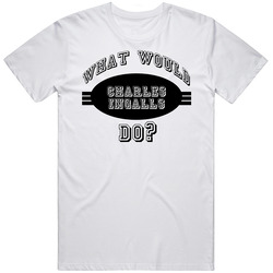 What Would Charles Ingalls Do Funny Wwjd Novel Character Parody Mens Size Large White T Shirt What Would Charles Ingalls Do Funny Wwjd Novel Character Parody Mens Size Large White T Shirt