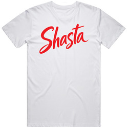 Shasta Best Soda Of All Time Soft Drink Lovers Mens Size Large White  T Shirt