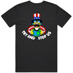 New Hot Try And Stop Us America Cartoon Funny Unisex T Shirt New Hot Try And Stop Us America Cartoon Funny Unisex T Shirt