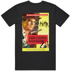 High Noon Movie Classic Film Vintage Retro Gift Unisex T Shirt High Noon Movie Classic Film Vintage Retro Gift Unisex T Shirt