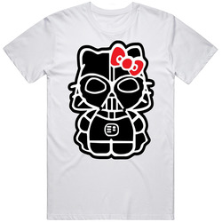 T Shirt Hello Kitty Star Wars Vader  Fitted Unisex T Shirt