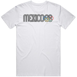 Mexico Summer Olympics 1968 Retro Logo World Olympiad Unisex T Shirt Mexico Summer Olympics 1968 Retro Logo World Olympiad Unisex T Shirt