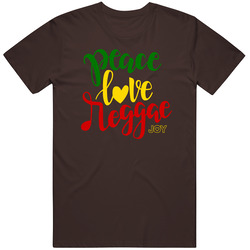 Peace Love Reggae - Unisex T Shirt Peace Love Reggae - Unisex T Shirt