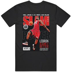 Slam Magazine Issue 168 Lebron James Popular Basketball Magazine Grunge Look Unisex T Shirt Slam Magazine Issue 168 Lebron James Popular Basketball Magazine Grunge Look Unisex T Shirt