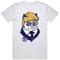 Donald Trump Grumpy Cat Hair Funny Parody Graphic Apparel Unisex T Shirt Donald Trump Grumpy Cat Hair Funny Parody Graphic Apparel Unisex T Shirt
