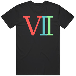 Roman Numeral Seven Marvin Martian Colorway Retro 7 Unisex T Shirt Roman Numeral Seven Marvin Martian Colorway Retro 7 Unisex T Shirt