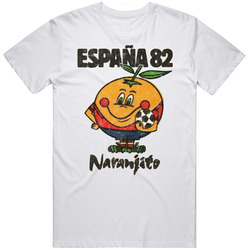 Espana Spain 82 Naranjito Fifa World Cup Soccer Football Mascot Fan Worn Look Unisex T Shirt