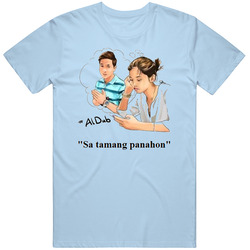 Aldub Panahon Ladies - Light Blue Unisex T Shirt Aldub Panahon Ladies - Light Blue Unisex T Shirt