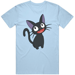 Kiki's Delivery Service - Jiji - Ladies Light Blue Unisex T Shirt Kiki's Delivery Service - Jiji - Ladies Light Blue Unisex T Shirt