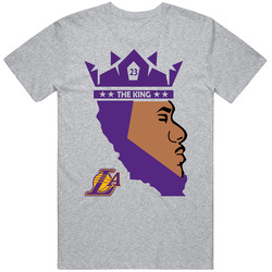 King James Long Gray Unisex T Shirt King James Long Gray Unisex T Shirt