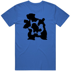 Squirtle Wartortle Blastoise Pokemon Unisex T Shirt Squirtle Wartortle Blastoise Pokemon Unisex T Shirt