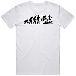 The Evolution Of Triathlon Fun Sports Unisex T Shirt The Evolution Of Triathlon Fun Sports Unisex T Shirt
