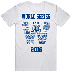 World Series 2016 Cubs Roster Team Names in W Flag T Shirt NL Champions Unisex T Shirt World Series 2016 Cubs Roster Team Names in W Flag T Shirt NL Champions Unisex T Shirt