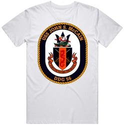 Ddg-56 Uss John S Mccain Unisex T Shirt Ddg-56 Uss John S Mccain Unisex T Shirt