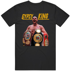 Tyson Fury Gypsy King British Boxing Champion Fight Fan Unisex T Shirt Tyson Fury Gypsy King British Boxing Champion Fight Fan Unisex T Shirt