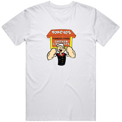 Popeyes Famous Fried Chicken The Sailor Man Mashup Parody Holiday Ornament Unisex T Shirt