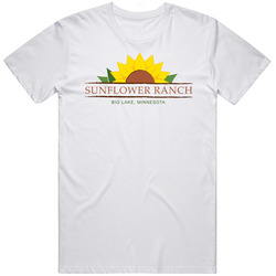 Long Sleeved - Sunflower Ranch Colored Logo Unisex T Shirt Long Sleeved - Sunflower Ranch Colored Logo Unisex T Shirt