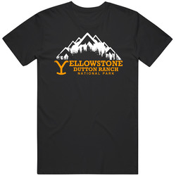 Yellowstone1 On Black Unisex T Shirt Yellowstone1 On Black Unisex T Shirt