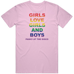 Girls Love Girls Woman's T-Shirt Light Pink Unisex T Shirt Girls Love Girls Woman's T-Shirt Light Pink Unisex T Shirt