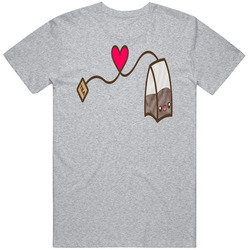 I Love Tea Tea Bag Heart Unisex T Shirt I Love Tea Tea Bag Heart Unisex T Shirt