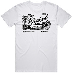 Wicked, Hawaiian Motorcycle Rally, 1967 Vintage Unisex Size Large T Shirt Wicked, Hawaiian Motorcycle Rally, 1967 Vintage Unisex Size Large T Shirt