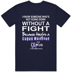 Lupus Warriors - Never Give Up! Unisex Size Large T Shirt Lupus Warriors - Never Give Up! Unisex Size Large T Shirt