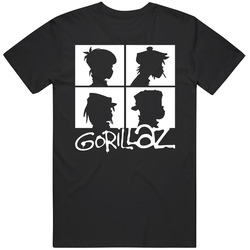 Gorillaz 4 150417 Unisex Size Large T Shirt Gorillaz 4 150417 Unisex Size Large T Shirt