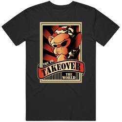 The Brain Try To Take Over The World Unisex Size Large T Shirt The Brain Try To Take Over The World Unisex Size Large T Shirt