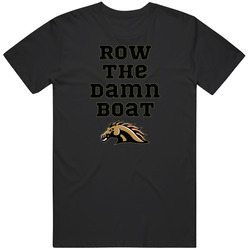 Row The Damn Boat Man's Black Unisex Size Large T Shirt Row The Damn Boat Man's Black Unisex Size Large T Shirt