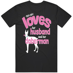 Loves Her Husband Unisex Size Large T Shirt Loves Her Husband Unisex Size Large T Shirt