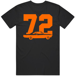 1972 Dart Side View Orange Graphic Year Car Lover Gift Enthusiast Unisex Size Large T Shirt 1972 Dart Side View Orange Graphic Year Car Lover Gift Enthusiast Unisex Size Large T Shirt