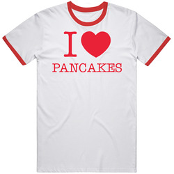 I Heart Love Luv Pancakes Unisex Size Large T Shirt I Heart Love Luv Pancakes Unisex Size Large T Shirt