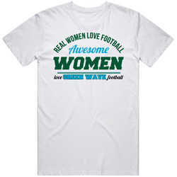 Green Wave Awesome Women Unisex Size Large T Shirt Green Wave Awesome Women Unisex Size Large T Shirt