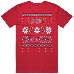 Boston Red Sox Christmas Sweater Design Unisex Size Large T Shirt Boston Red Sox Christmas Sweater Design Unisex Size Large T Shirt