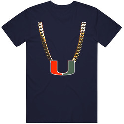Miami Hurricanes Ncaa College Football Turnover Chain Logo Unisex Size Large T Shirt Miami Hurricanes Ncaa College Football Turnover Chain Logo Unisex Size Large T Shirt