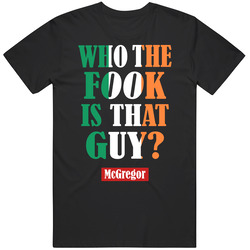 Who The Fook Irish Black Unisex Size Large T Shirt Who The Fook Irish Black Unisex Size Large T Shirt