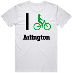 I Bike Arlington Custom Unisex Size Large T Shirt I Bike Arlington Custom Unisex Size Large T Shirt